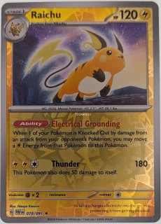 Raichu Paf - Reverse Holo