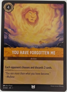 You Have Forgotten Me