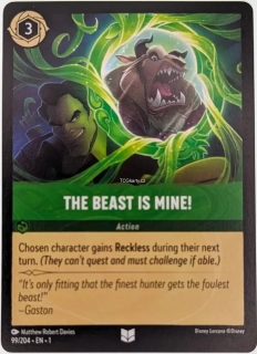 The Beast Is Mine!