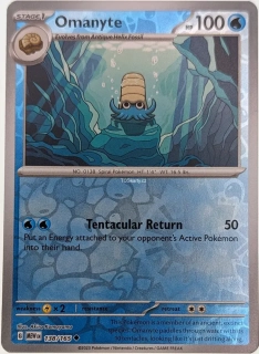 Omanyte 151 -  Reverse Holo