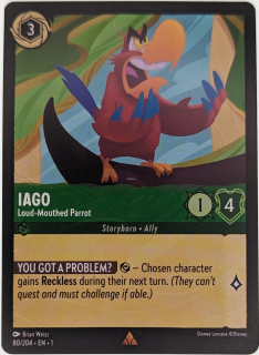 Iago - Loud-Mouthed Parrot