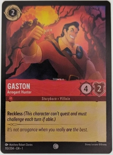 Gaston - Arrogant Hunter