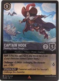 Captain Hook - Thinking a Happy Thought - Foil